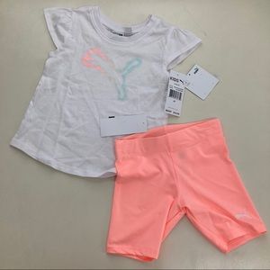 Puma girl neon leggings set 2256